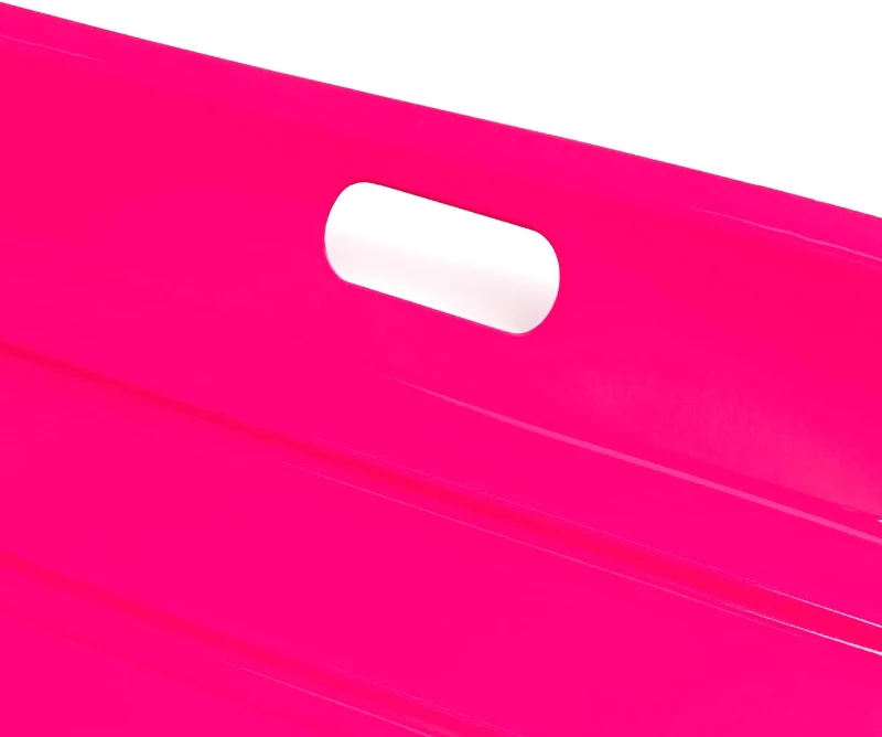 Best Choice Products 35in Kids Plastic Toboggan Sled with Front Pull Rope and Dual Handles