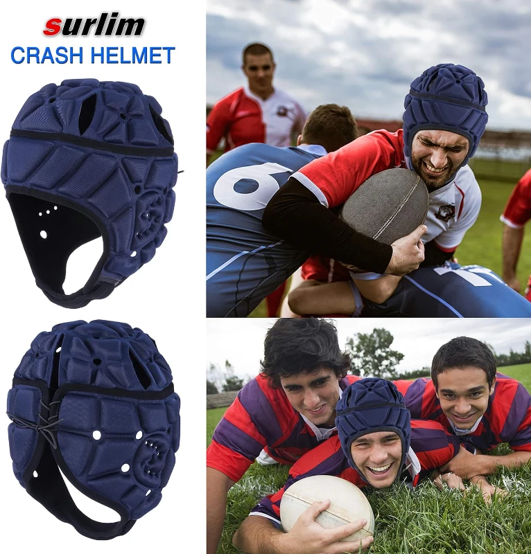 Youth & Adult Soft Shell Scrum Cap - Flag Football and Rugby Protective Headgear