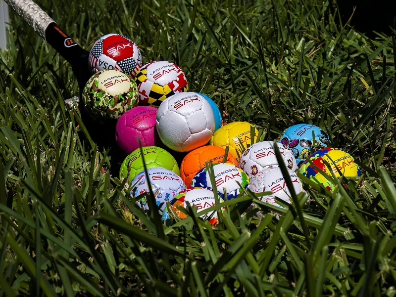 Lax Sak Soft Training Lacrosse Balls — 1 to 120 Pack Options — Regulation Size & Weight, Less Rebound for Safe Indoor Practice