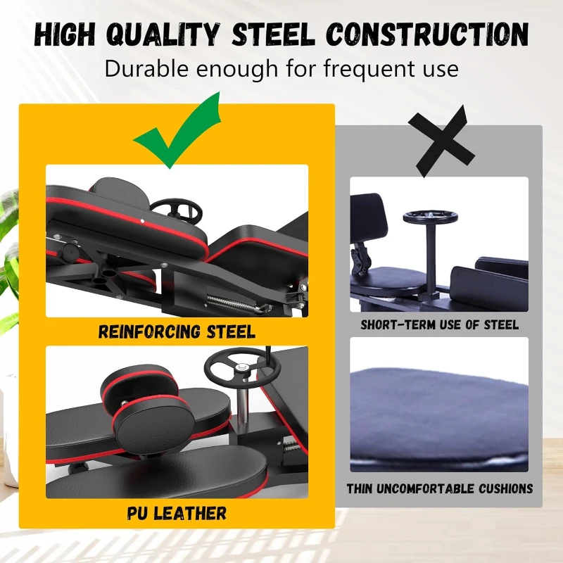 Rigel 220LB Leg Stretcher — Heavy-Duty Steel Split Machine for Home Gym Flexibility Training