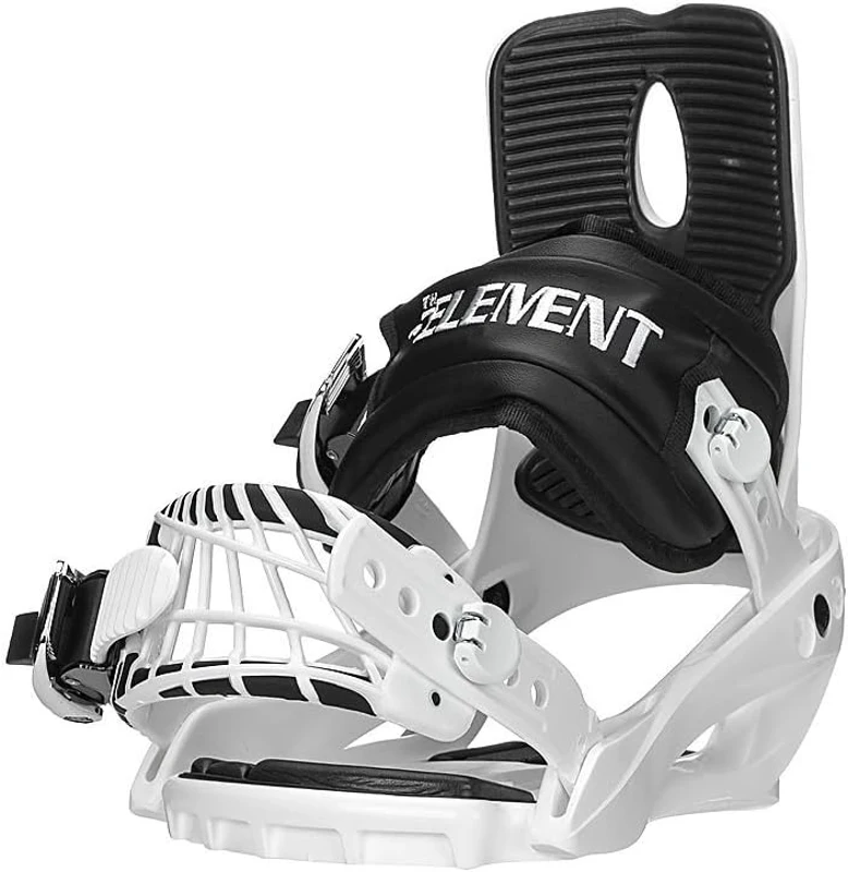 5th Element Summit Stealth Adult Men's Bindings - Universal Disc & Hardware for New/Replacement Snowboards, Beginner/Intermediate
