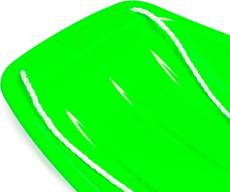 Best Choice Products Kids 35in Plastic Toboggan — Dual Handles & Nose Pull Rope