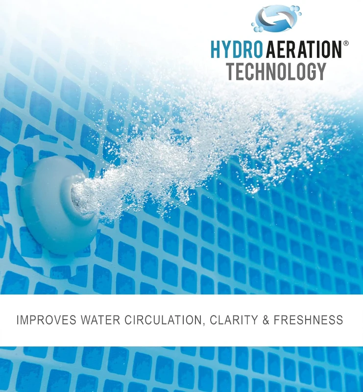 INTEX 26701EH Prism Frame 10ft x 30in Premium Above-Ground Pool Set with 330 GPH Cartridge Filter Pump — 1,185 Gallon Capacity