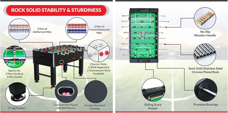 KICK Triumph 55-inch Foosball Table
