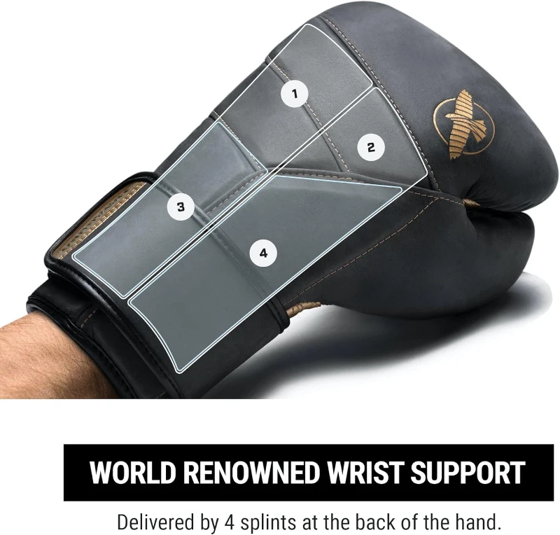 Hayabusa T3 LX Unisex Leather Boxing Gloves - For Training, Sparring, Heavy Bag & Mitt Work