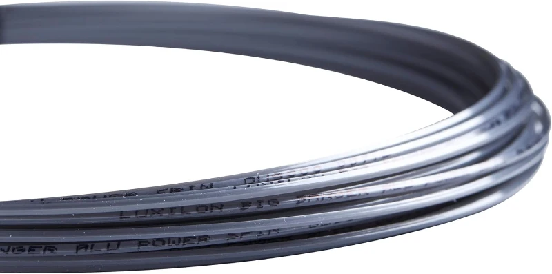Luxilon ALU Power Spin 127 Tennis String – 220m Reel, Silver
