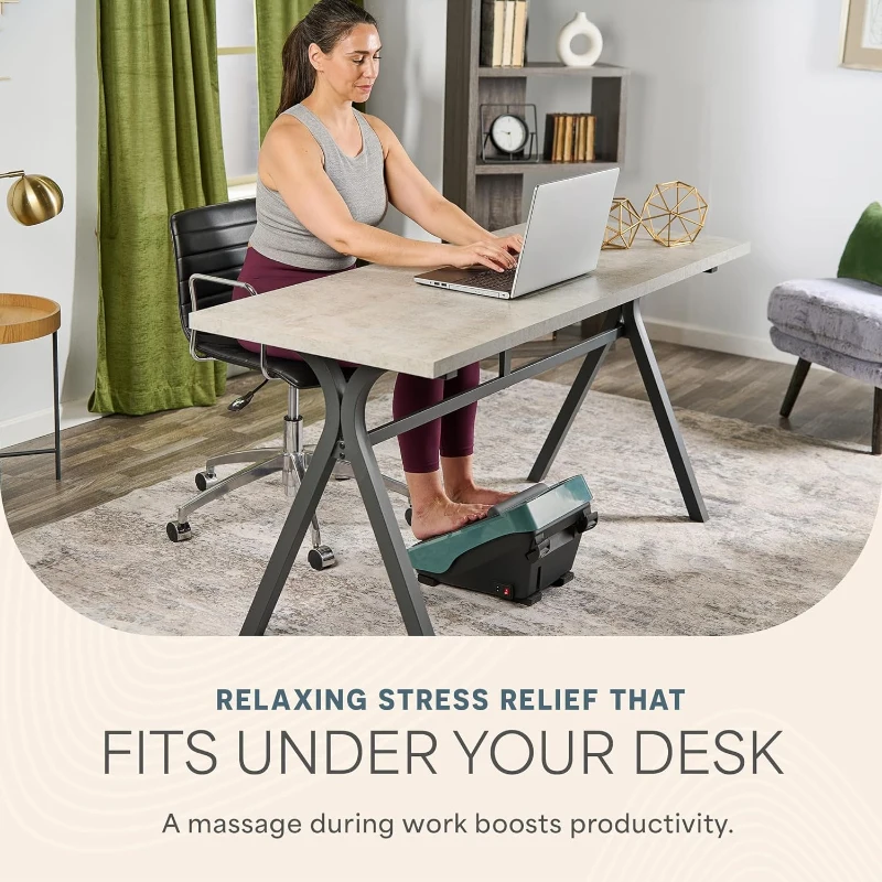 LifePro Foot Massager for Neuropathy with Heat Option — Calf & Foot Therapy for Soothing Relief, Circulation & Revitalization