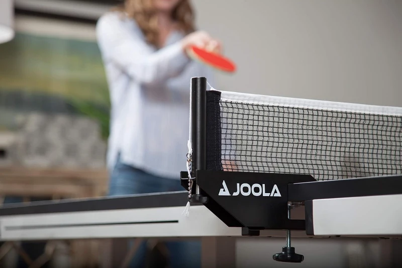 JOOLA Rally TL 9x5' Professional Indoor Ping Pong Table with Quick-Clamp Net & Posts — Tournament-Grade MDF, Fast Assembly, Playback Mode