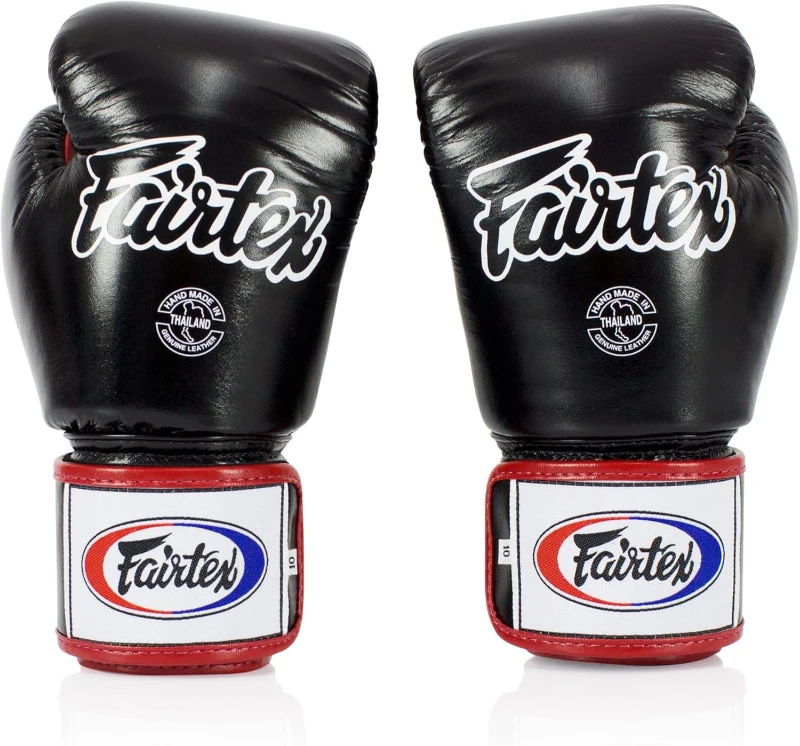 Fairtex BGV1 Muay Thai Boxing Training Gloves for Men, Women & Kids — Premium, Shock-Absorbing Leather (8 oz)