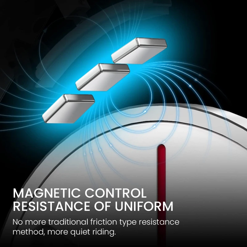 Yesoul Smart Magnetic Exercise Bike — Low-Noise Home Cycling Bike with Tablet Mount, Comfortable Seat & Bluetooth Fitness App