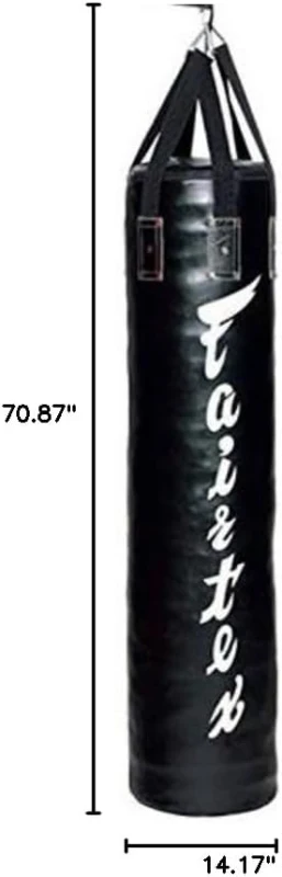 Fairtex HB6 6 ft Banana Heavy Bag for Muay Thai, Boxing, Kickboxing & MMA — 14.17"" W x 70.87"" H