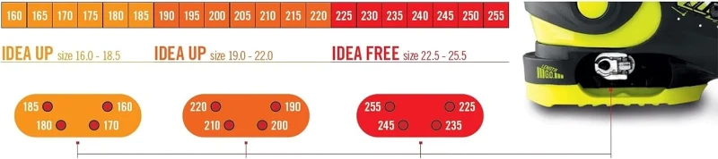 Roces IDEA UP Adjustable Ski Boots for Kids – Youth & Toddler Expandable Downhill Boots with Single Buckle – Girls & Boys Sizes