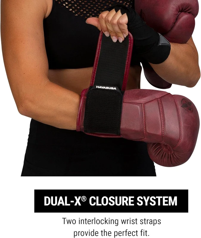 Hayabusa T3 LX Leather Boxing Gloves - Men/Women Training & Sparring Gloves for Heavy Bags and Mitt Work