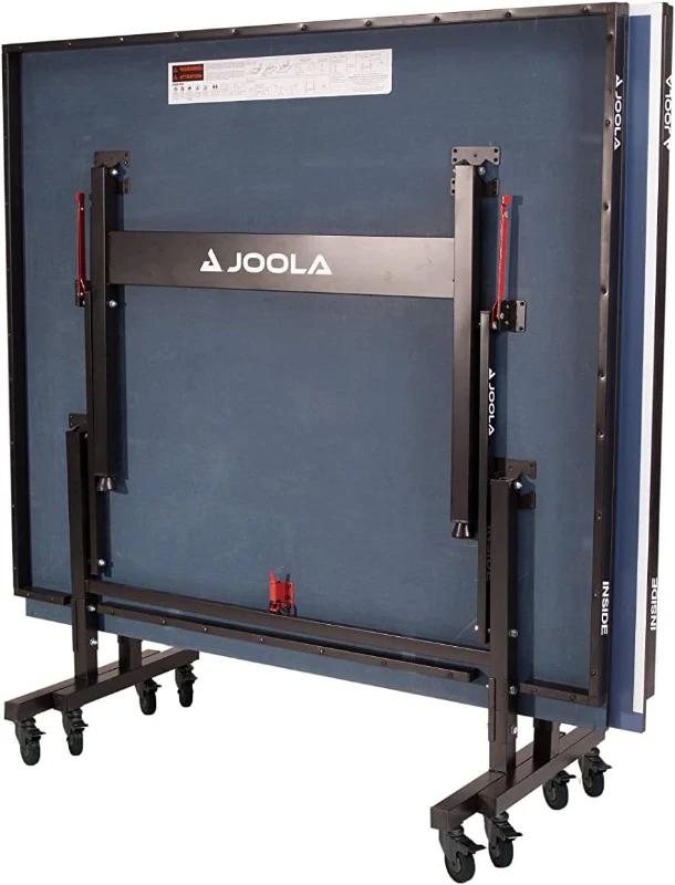 JOOLA Inside Professional 9x5 ft MDF Indoor Ping Pong Table – Quick-Clamp Net & Post, 10-Minute Assembly, Tournament Quality, Foldable with Solo Playback Mode