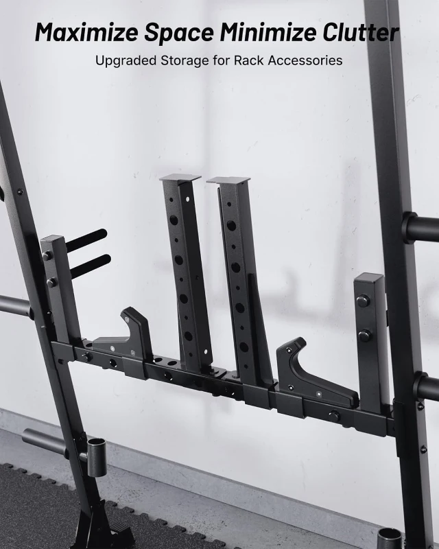 Mikolo M4 2.0 Smith Machine & Squat Rack with Dual Cable Crossover, 2200 lb Capacity