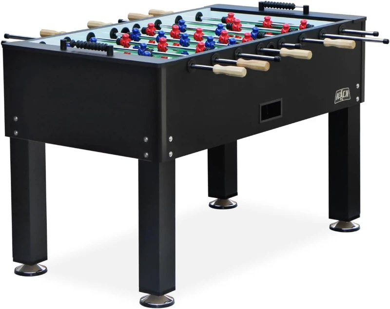 KICK Onyx 55"" Foosball Table — Obsidian Finish, 55"" x 30"" x 36""