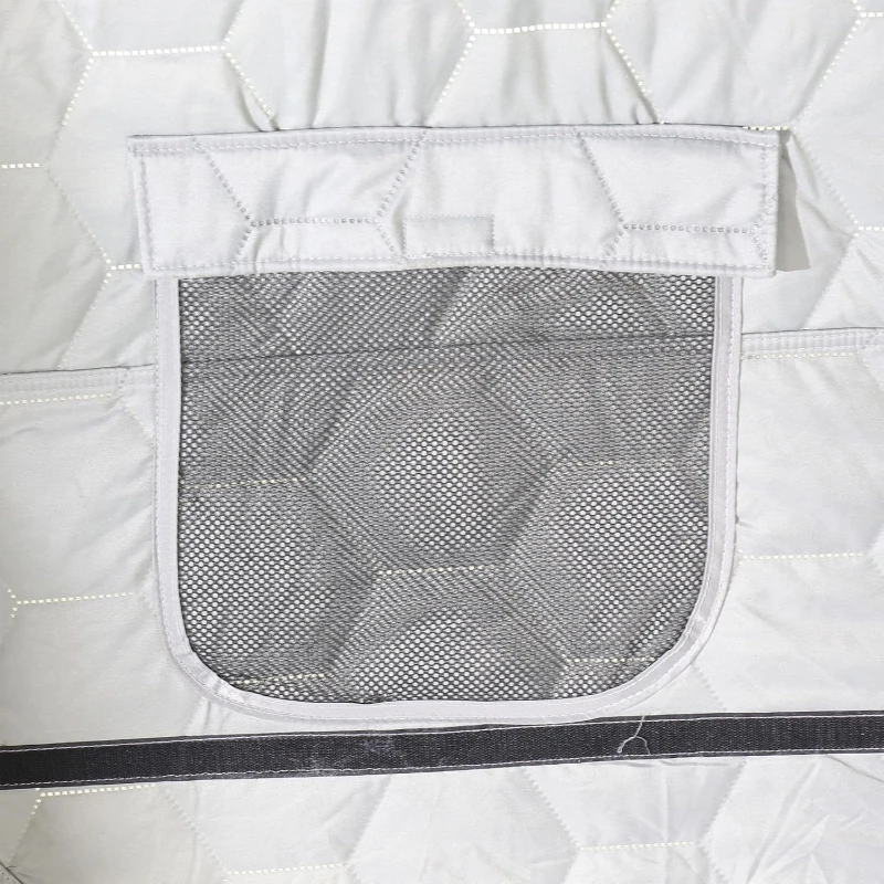 CLAM 14471 Jason Mitchell X5000 9 ft Thermal Hub Shelter - Portable 4-6 Person Ice Fishing Tent with Anchors and Carry Bag