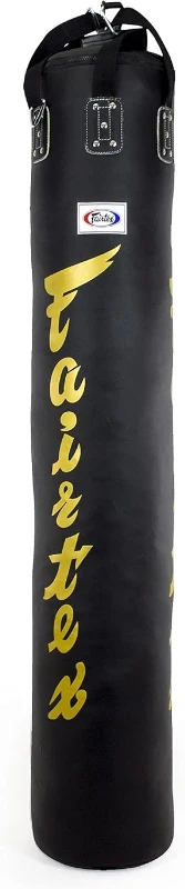Fairtex HB6 Banana Bag (6 ft) — Heavy Punching Bag for Muay Thai, Boxing, Kickboxing, MMA — 14.17"" W x 70.87"" H