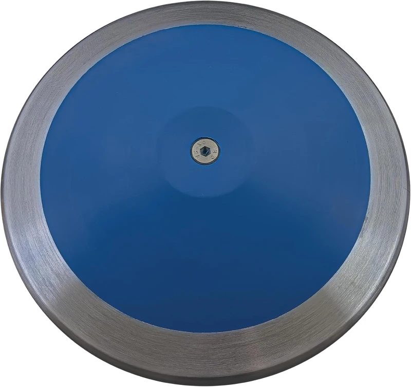Champion Sports 1.6 kg Practice Discus – ABS Body with Steel Rim, Low-Spin Design for Junior Athletes