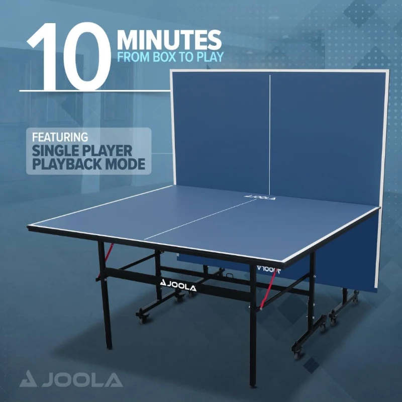 JOOLA Inside 13mm Professional MDF Indoor Ping Pong Table – Competition-Grade, Foldable with Quick-Clamp Net, 10-Minute Assembly