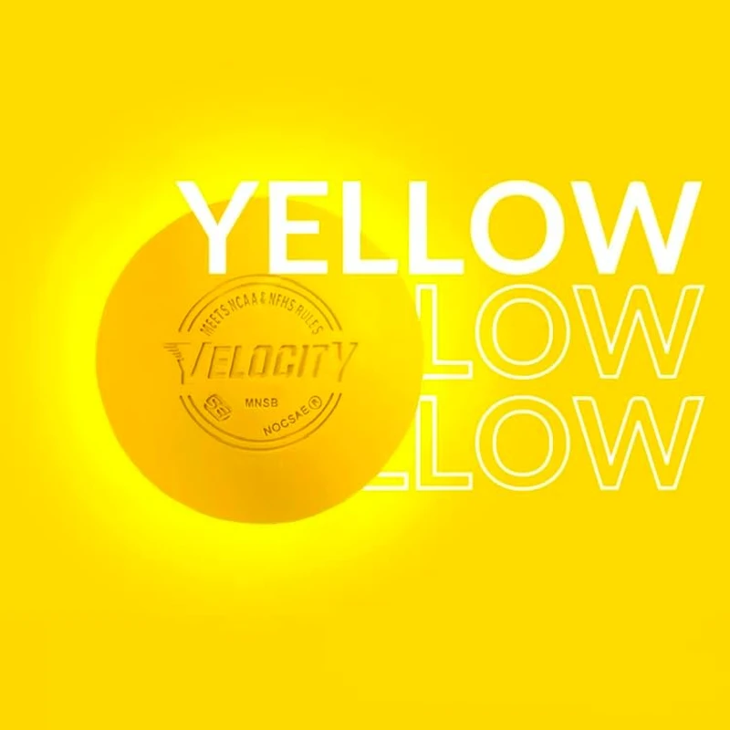 Velocity Lacrosse Balls - 1/2/3/6/12/18/24/36/60/120 Pack Options - Practice Ball, NFHS & College Approved Size
