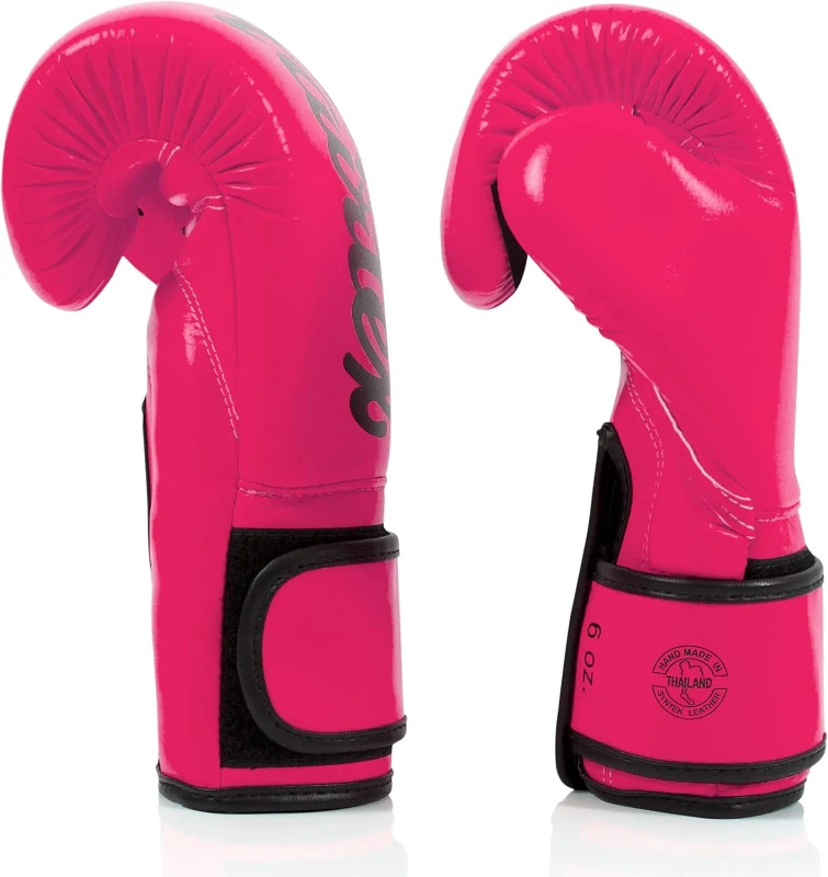 Fairtex Muay Thai Boxing Gloves for Men, Women & Kids – MMA/Kickboxing Training Gloves, Premium Microfiber, Lightweight & Shock-Absorbing (BGV14, BGV11, BGV18, BGV20, BGV25)