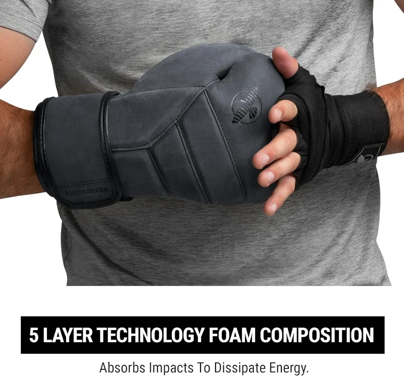 Hayabusa T3 LX Unisex Leather Boxing Gloves - For Training, Sparring, Heavy Bag & Mitt Work