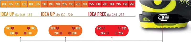 Roces IDEA UP Growable Kids Ski Boots — Adjustable Youth/Toddler Downhill Boots (Size 22.5–25.5) with Triple Buckles & Power Strap