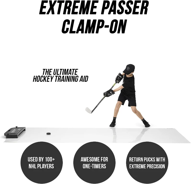Better Hockey Extreme Dryland Flooring Tiles Passing Kit XL – Shooting & Stickhandling Training Rebounder