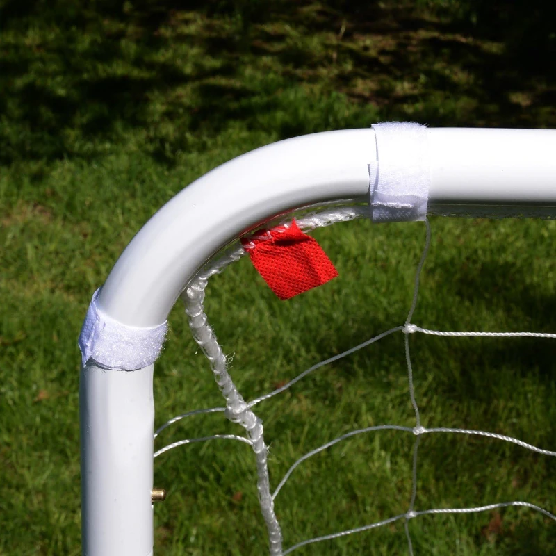 Franklin Sports Competition Youth Steel Soccer Goal – 6' x 4' Portable Backyard Net with Stakes – Adult & Youth Friendly, Multiple Colors