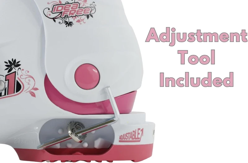 Roces IDEA UP Adjustable Ski Boots for Kids – Youth & Toddler Expandable Downhill Boots with Single Buckle – Girls & Boys Sizes