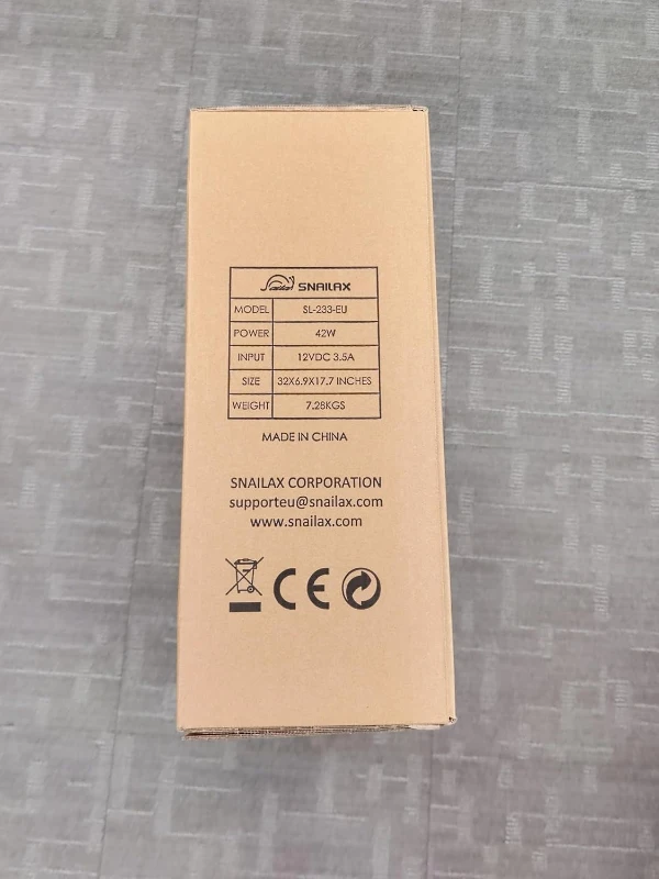 Snailax Adjustable Shiatsu Neck & Back Massager with Heat — Full-Body Massage Chair Pad with Rolling, Compression, Shiatsu Kneading & Vibration — Upgrade