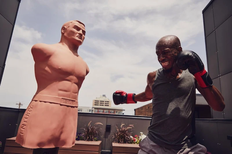 Century BOB XL Freestanding Body Opponent Bag — Adjustable Adult Dummy for Boxing, Martial Arts and Kickboxing Training