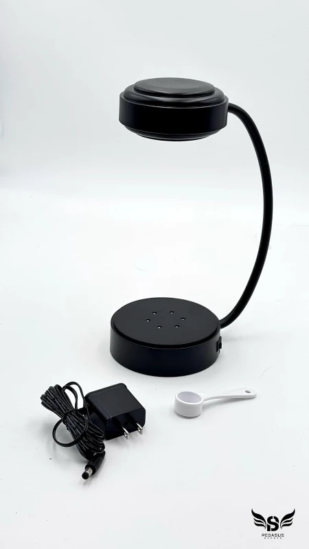 Pegasus Sports NFL Levitating Rotating Hover Helmet with LED Lighting - Detroit Lions (1/2 Scale Replica)