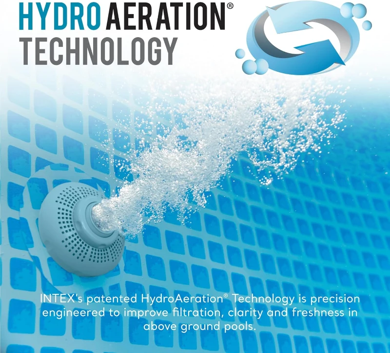 INTEX 26325EH Ultra XTR Deluxe Above-Ground Pool Set, 16 ft x 48 in — Includes 1500 GPH Krystal Clear Sand Filter Pump, Puncture-Resistant, Rust-Resistant, Quick Assembly