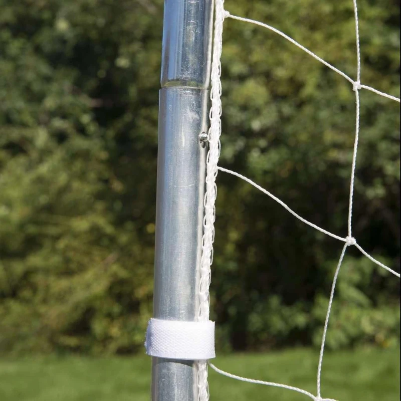 Franklin Sports Competition Portable Steel Soccer Goal — Folding Backyard Goal with Net & Ground Stakes (Multiple Sizes/Colors)