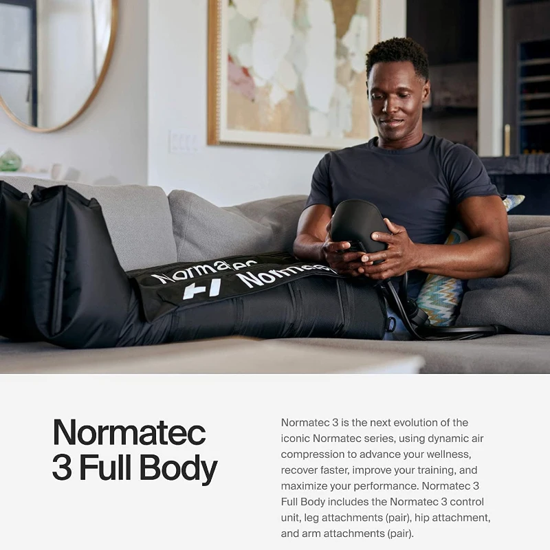 Hyperice Normatec 3 Full Body Recovery System – Patented Dynamic Compression for Legs, Hips & Arms (Standard Legs + Hips + Arms), FSA/HSA Eligible
