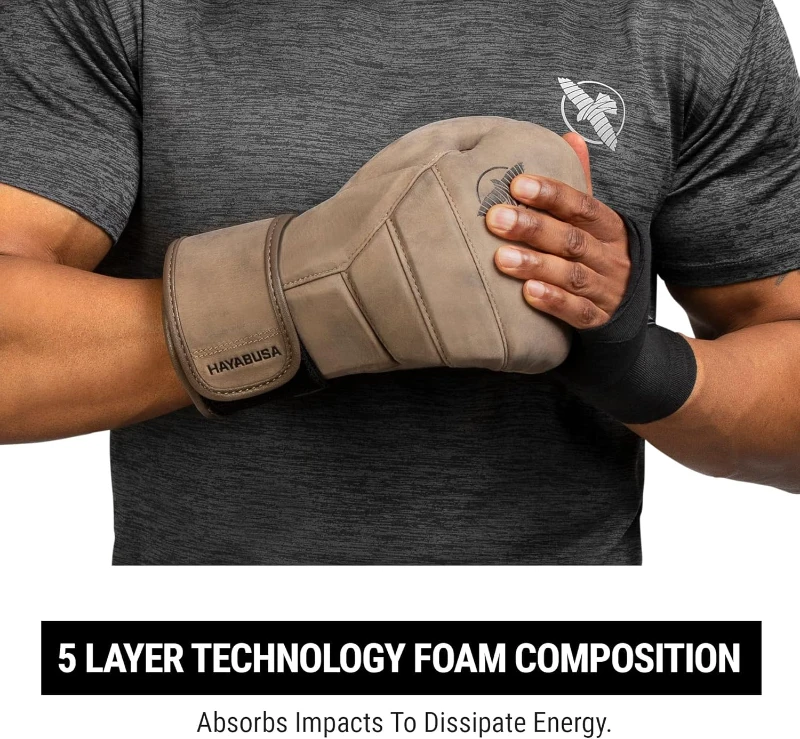 Hayabusa T3 LX Unisex Leather Gloves for Boxing — Training, Sparring, Heavy Bag & Mitt Work