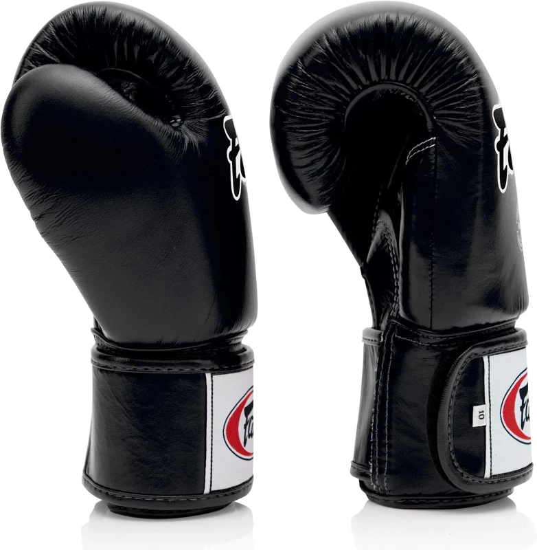 Fairtex BGV1 Muay Thai Training Gloves – Premium Leather, Ergonomic Fit (8–16 oz) for Men, Women & Kids