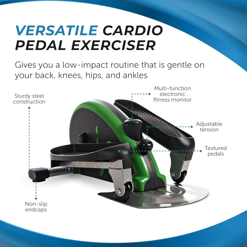 Stamina InMotion Compact Strider — Portable Under-Desk Elliptical for Seated or Standing Use