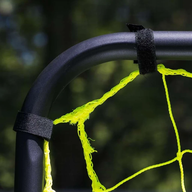 Franklin Sports Competition Folding Soccer Goal – Portable 12' x 6' Steel Backyard Goal with Net & Ground Stakes – Regulation Size, Multiple Colors