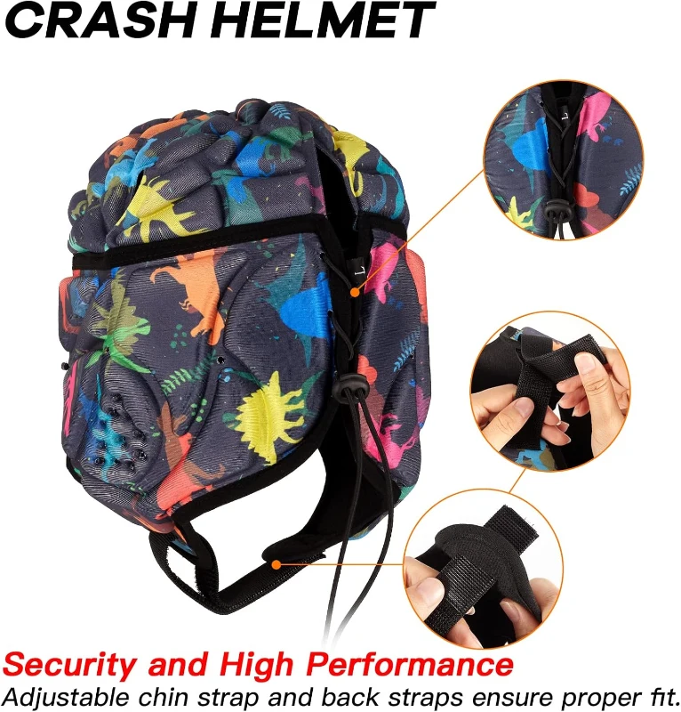 Rugby Headguard Soft Padded Helmet for 7v7 Football — Youth & Adult Headgear, Autism/Special Needs Protective Cap