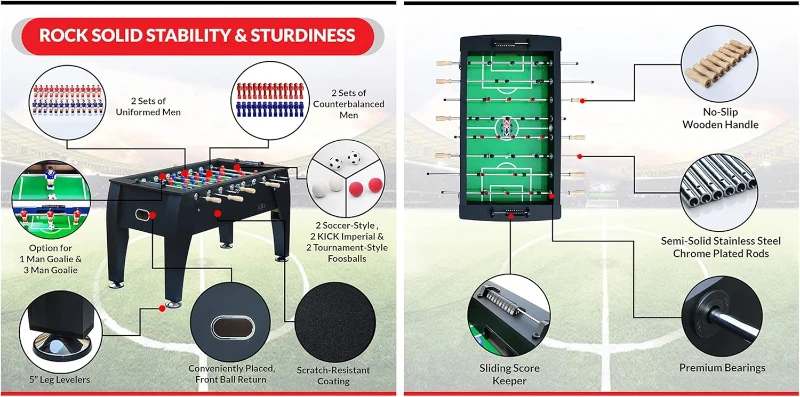 KICK Legend 55-inch Foosball Table
