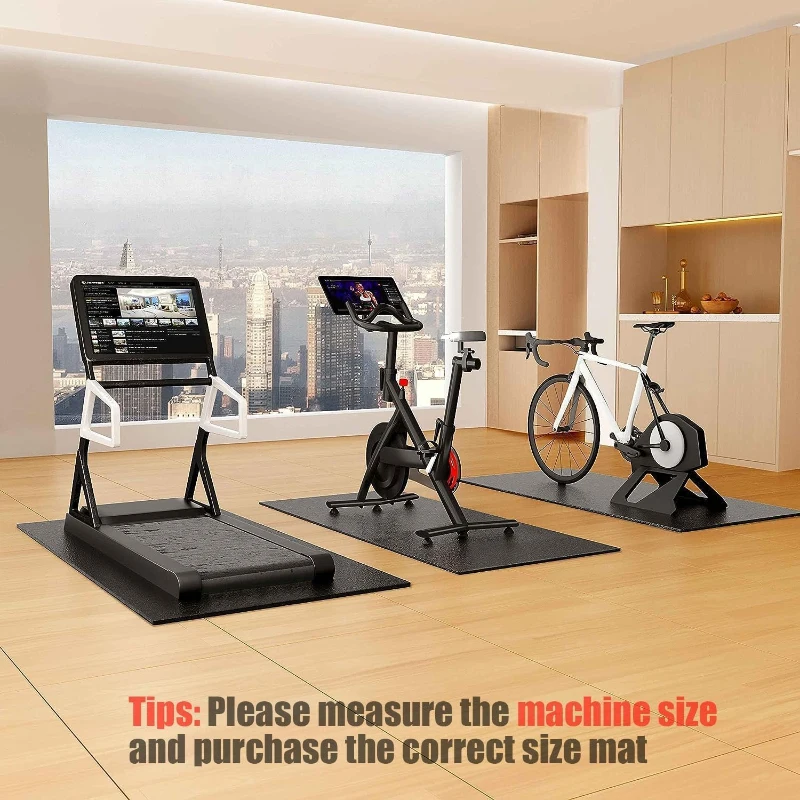 Cycleclub 6mm Thick Exercise Bike Mat for Peloton Bike & Bike+, Treadmill and Elliptical, Floor and Carpet Protector