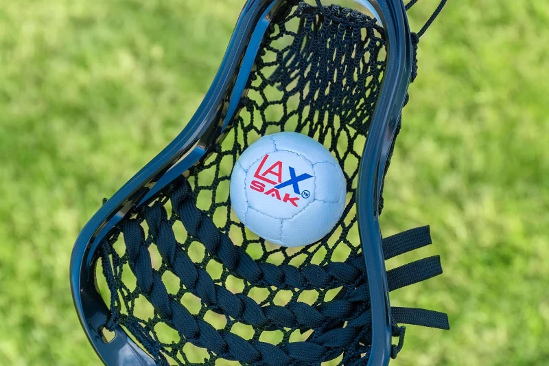 Lax Sak Soft Training Lacrosse Balls — Available in 1, 2, 3, 6, 12, 24, 36, 60 & 120 Packs - Regulation Weight/Size, Less Bounce for Indoor and Outdoor Practice