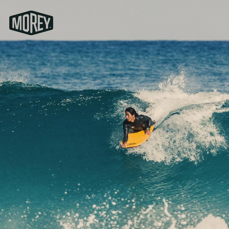 MOREY® Mach 7 Pro Bodyboard (2025 Model) — HDPE Slick Bottom, Embedded Rod, NXLPE Deck, Multiple Sizes