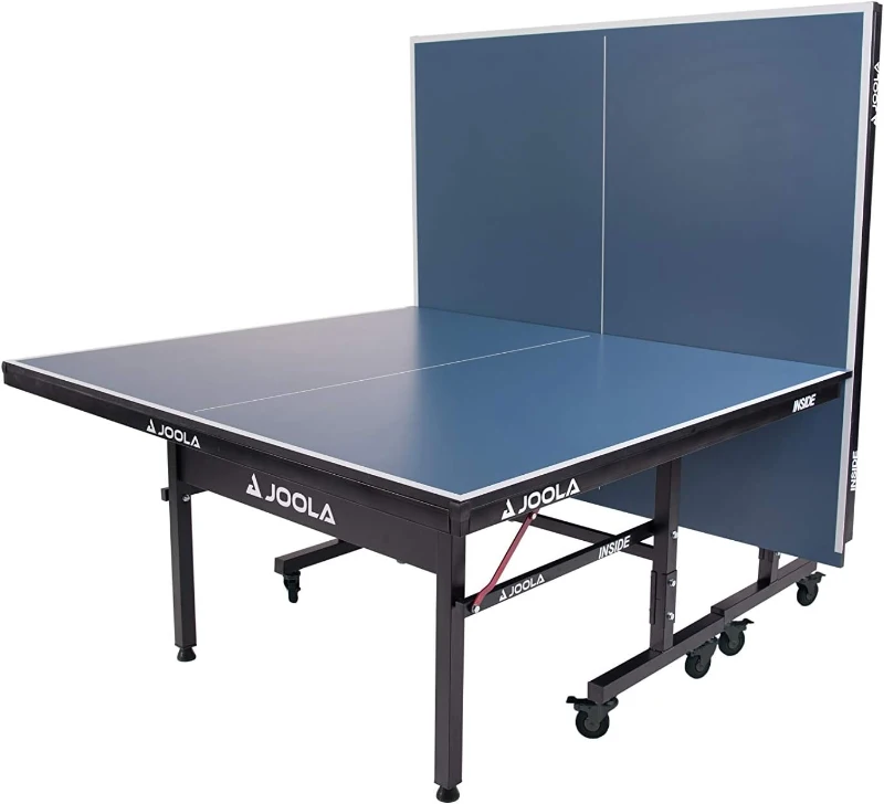 JOOLA Inside Professional 9x5 ft MDF Indoor Ping Pong Table – Quick-Clamp Net & Post, 10-Minute Assembly, Tournament Quality, Foldable with Solo Playback Mode