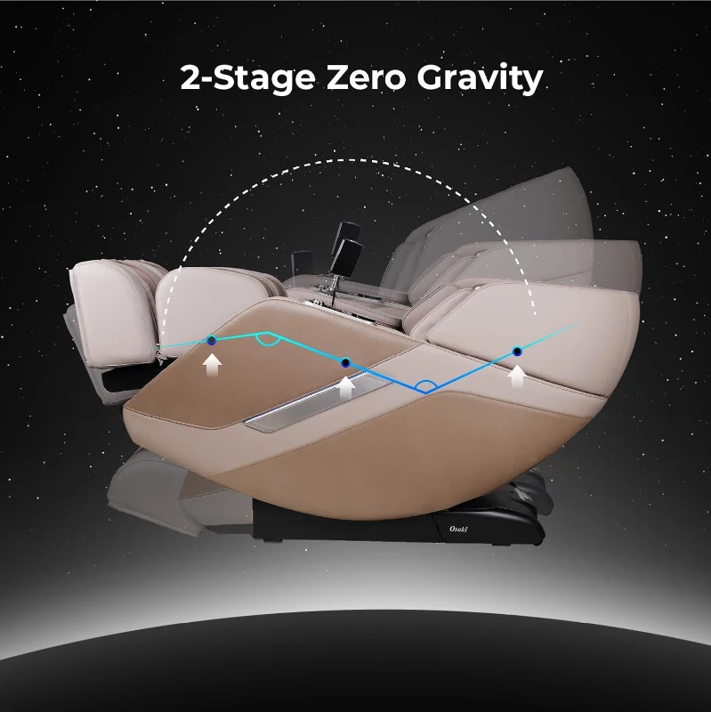 Titan 4D Ultima Massage Chair - Black | Full-Body Air Compression | Zero Gravity | SL-Track 4D Therapy | Foot Rollers | Touchscreen & Space-Saving Design