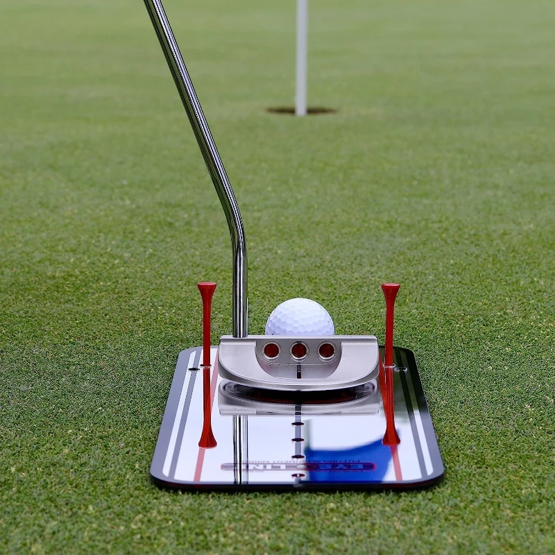 EyeLine Golf Putting Mirror — Alignment Training Tool Used by Top Tour Professionals for Consistent Setup; Checks Eyes, Shoulders & Putter Face for Greater Accuracy; Indoor & Outdoor Practice