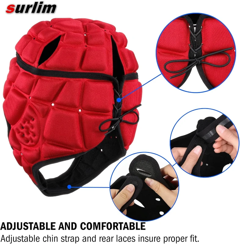 Youth Rugby Scrum Cap – Soft Shell Helmet for Kids, Ideal for Flag Football and Soccer